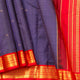 Royal Blue and Red Kanchipuram Silk Saree For Wedding Wear PV MEN 200