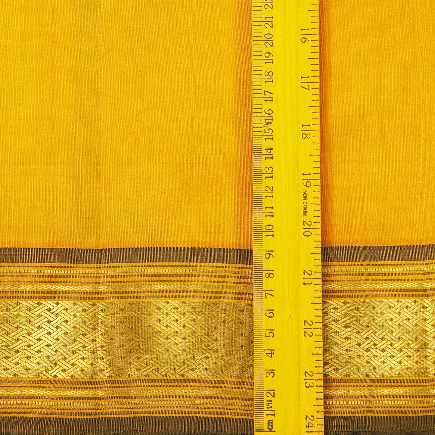 Yellow And Green Thirubuvanam Silk Saree With Yazhi Motifs For Festive Wear PV ABI M 140