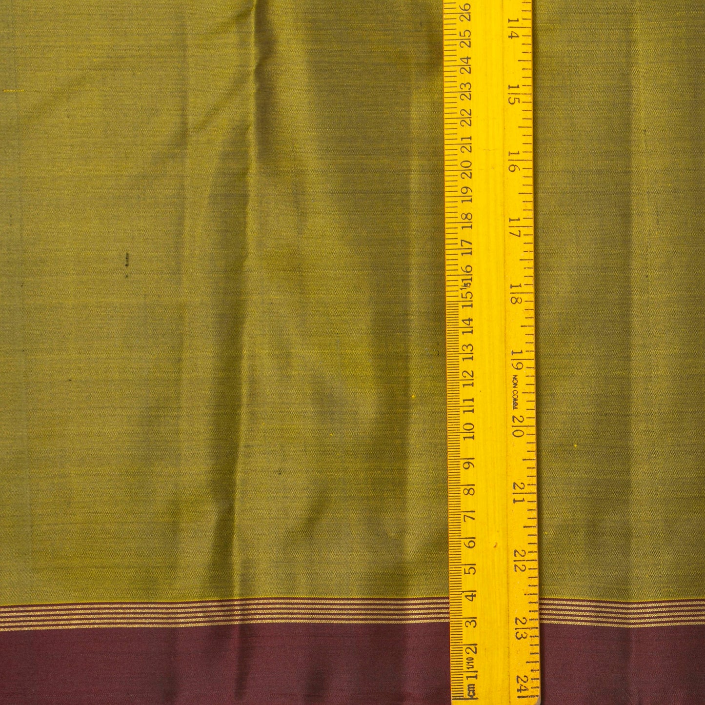 Mehandi Green And Purple Dual Tone Kanchipuram Silk Saree For Festive Wear PV MEN 136