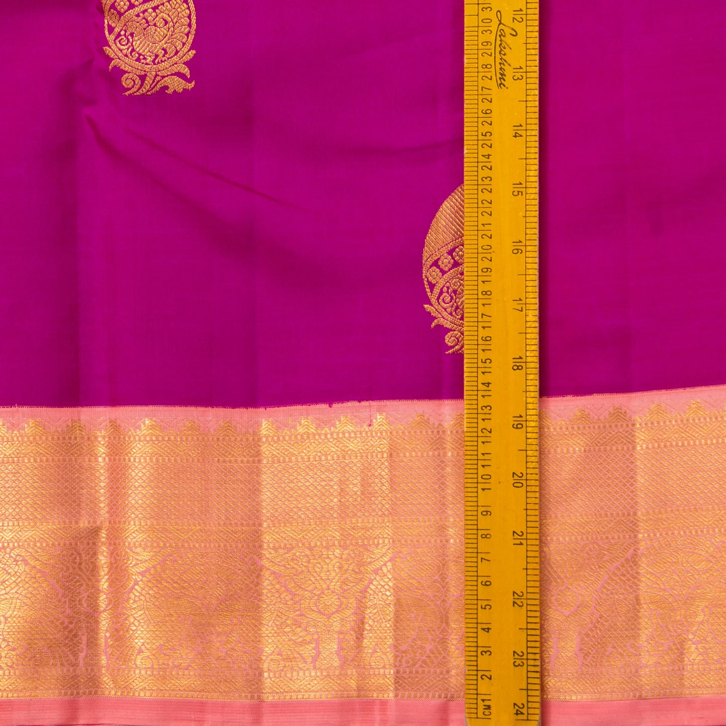 Magenta And Pink Kanchipuram Silk Saree For Wedding Wear PV NYC 1659