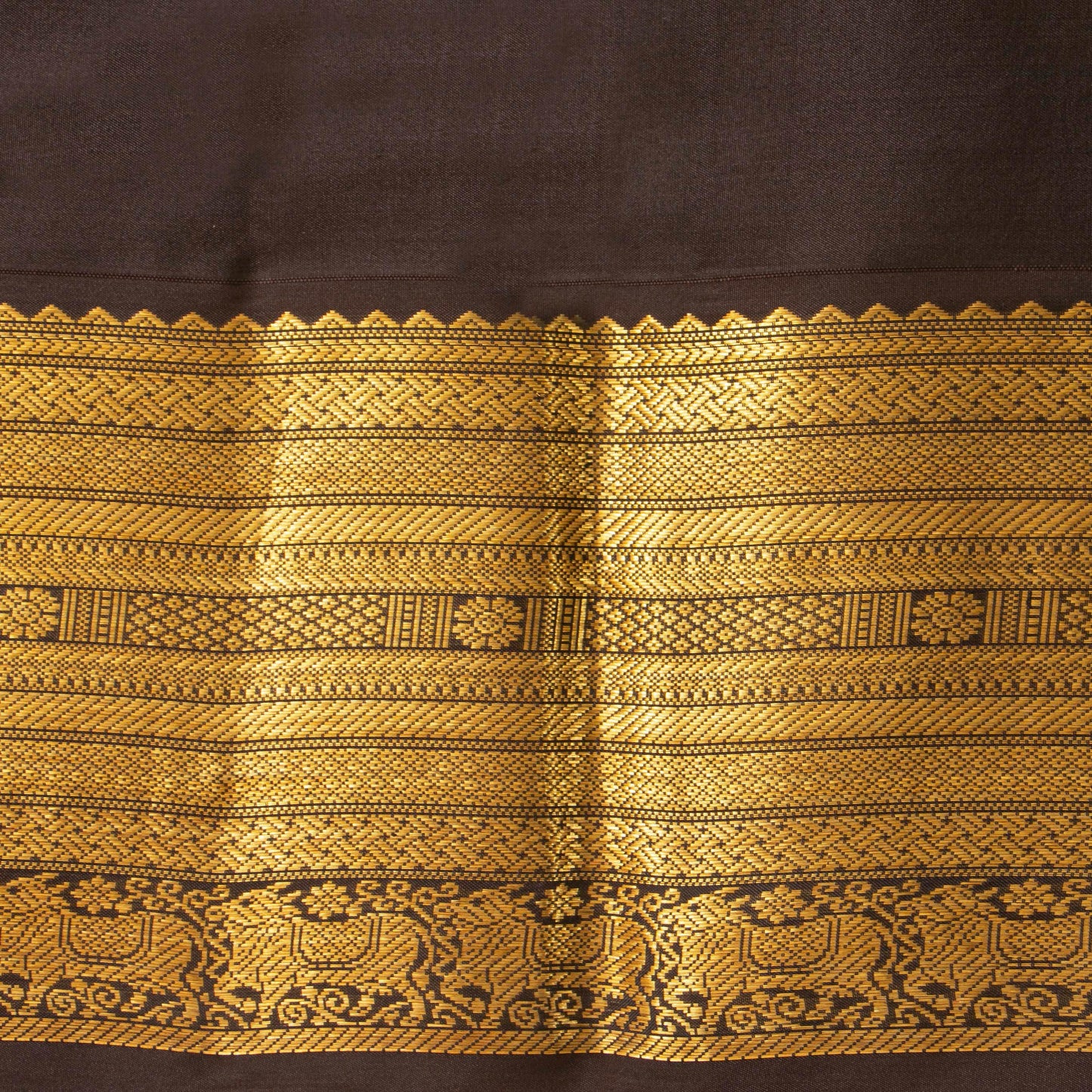 Pink And Brown Kanchipu219ram Silk Saree For Festive Wear PV MEN 219