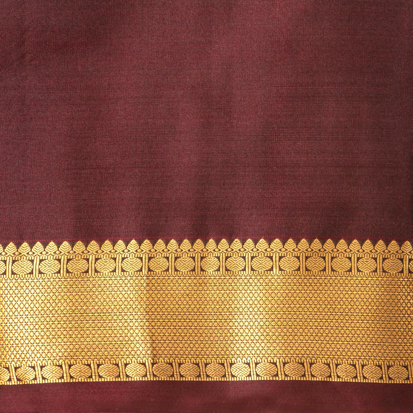 Green And Maroon Kanchipuram Silk Saree Light Weight For Festive Wear PV MEN 157
