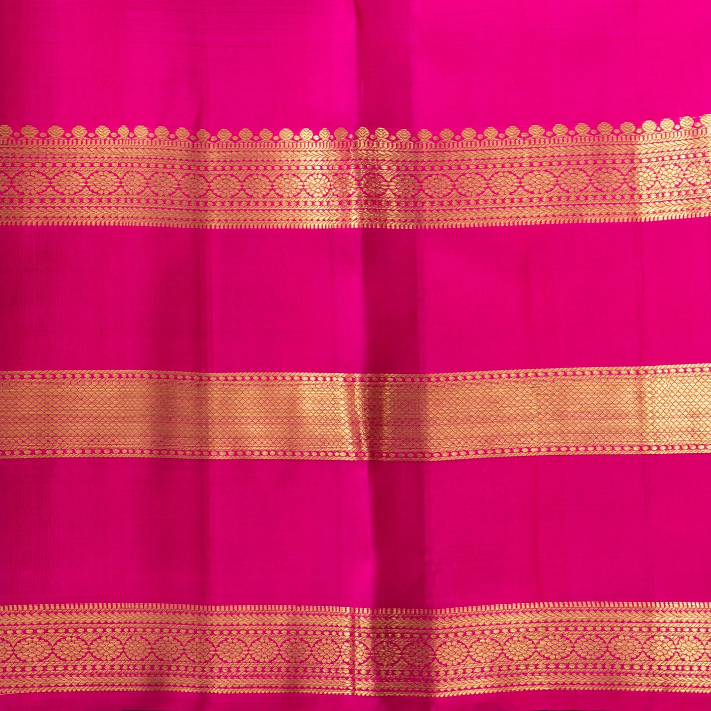 Blue And Magenta Kanchipuram Silk Saree For Festive Wear PV NYC 1741