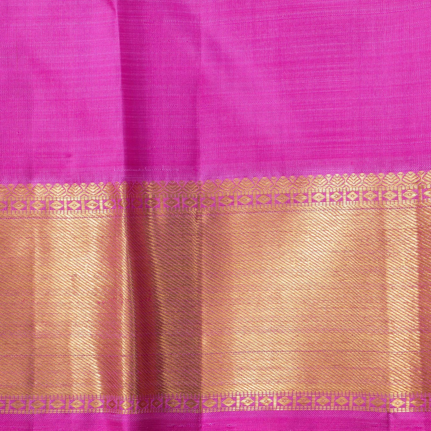 Pink Kanchipuram Silk Saree With Chakram And Annam Motifs For Wedding Wear PV NYC 1671