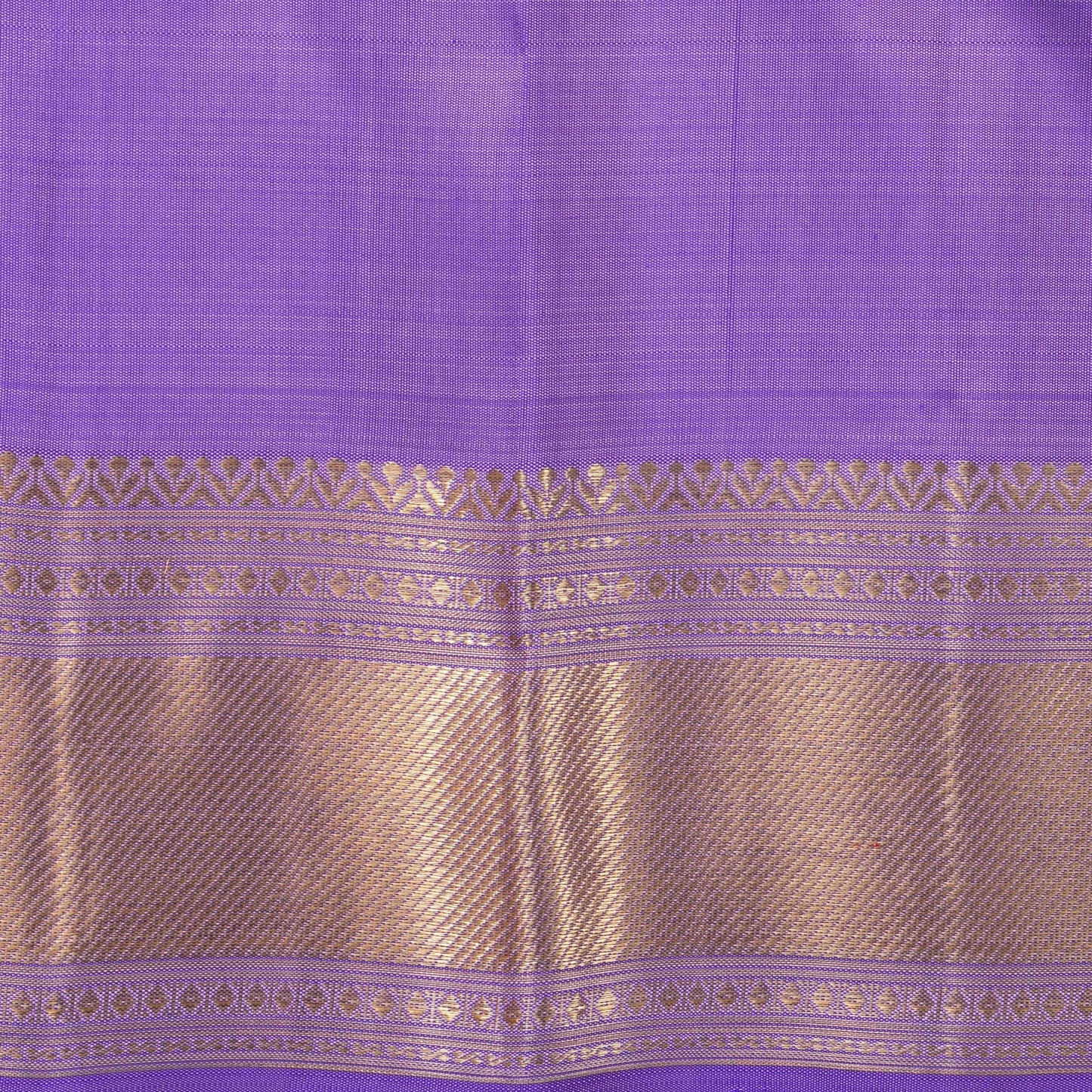 Lotus Pink And Lavender Kanchipuram Silk Saree With Zari Stripes For Wedding Wear PV NYC1677
