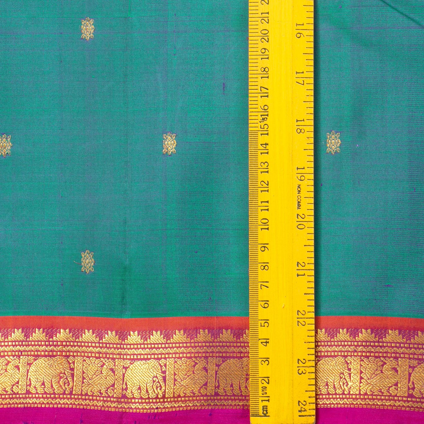 Mayilkazhuthu blue And Pink Kanchipuram Silk Saree For Festive Wear PV NYC 1734