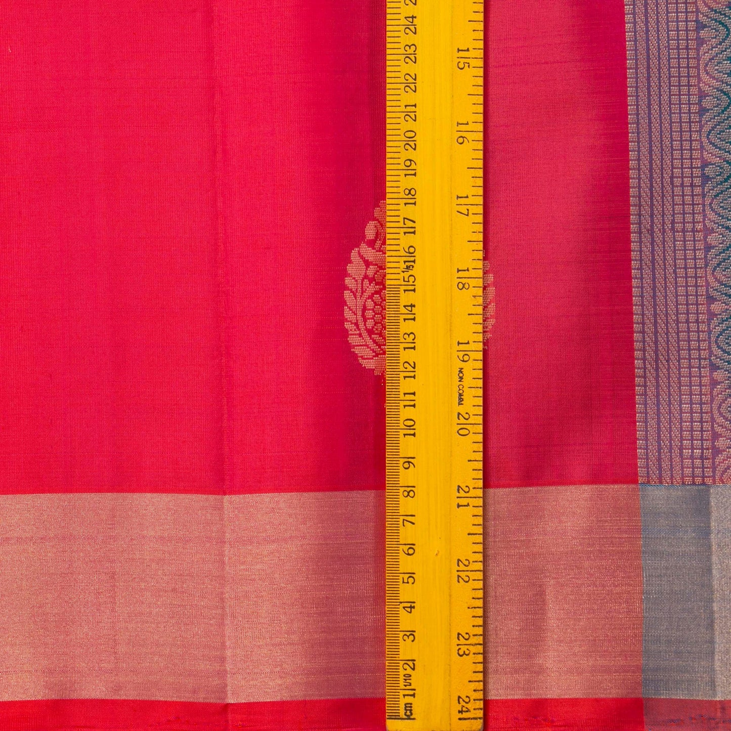 Pink And Blue Kanchipuram Soft Silk Saree For Festive Wear PV NYC 1696