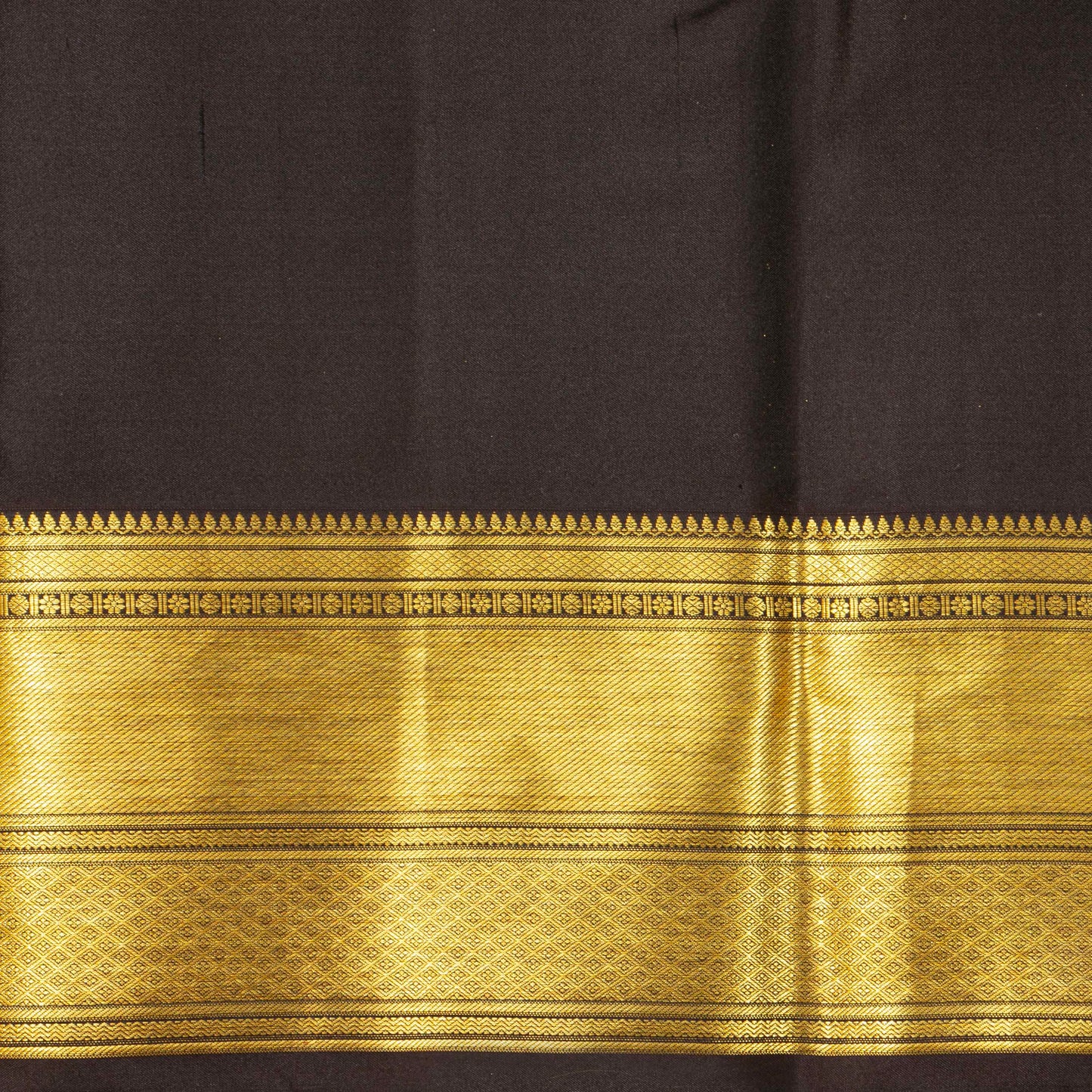 Brown Tissue Kanchipuram Silk Saree For Festive Wear PV MEN 227