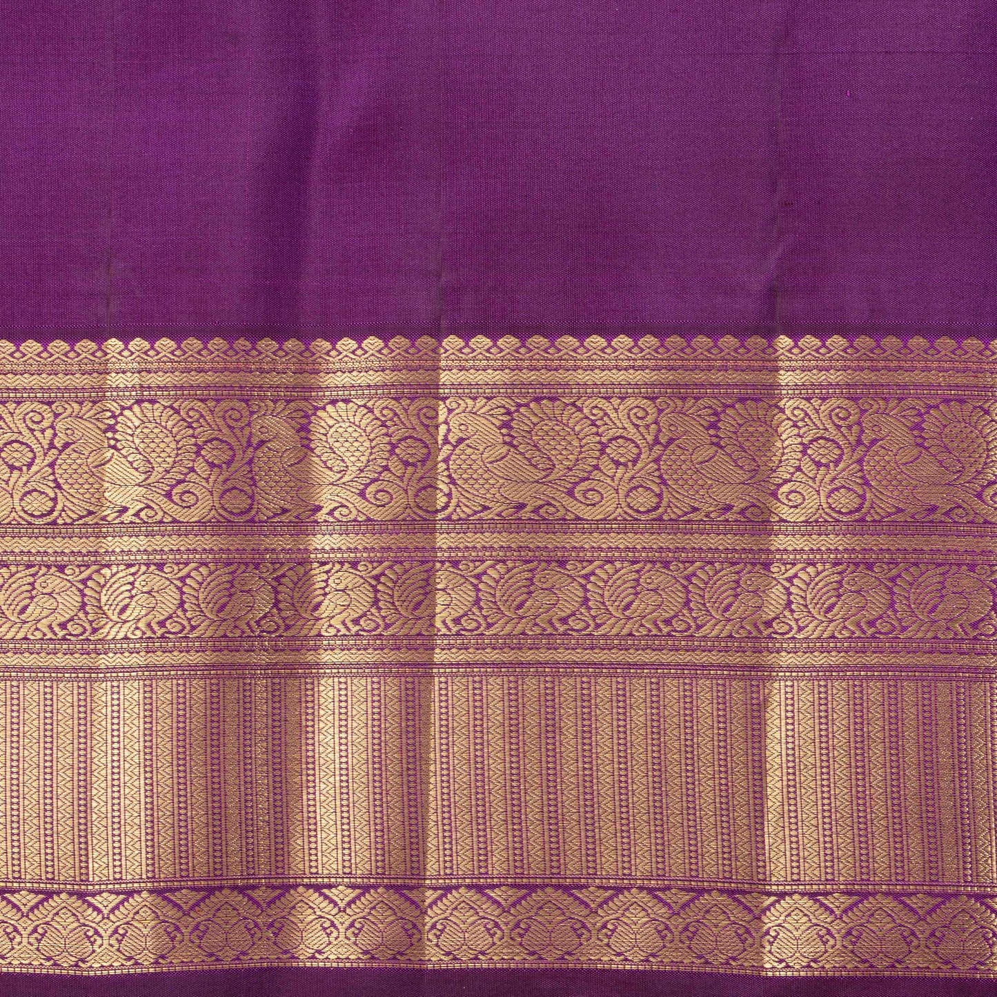 Red And Magenta Kanchipuram Silk Saree For Bridal Wear PV MEN 293