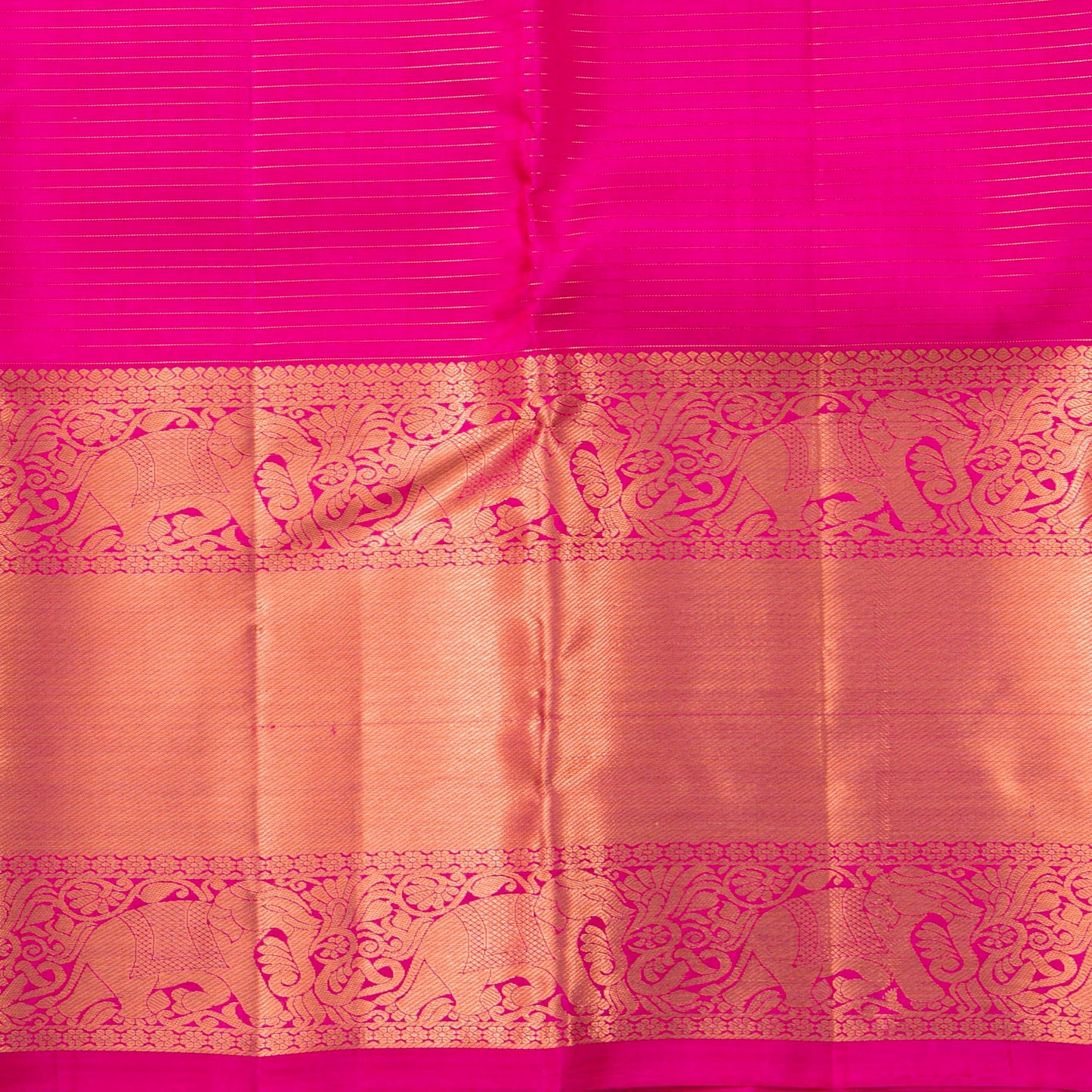 Pink Kanchipuram Silk Saree For Bridal Wear PV MEN 245 - Silk Sari - Panjavarnam PV MEN 245