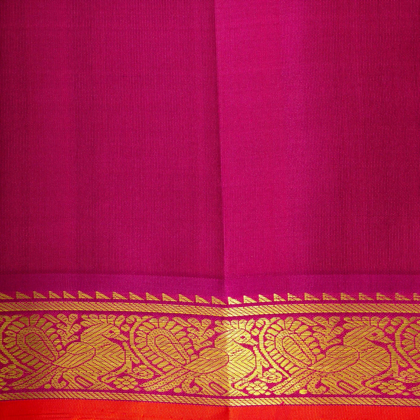 Green And Pink Kanchipuram Silk Saree For Festive Wear PV NYC 1720