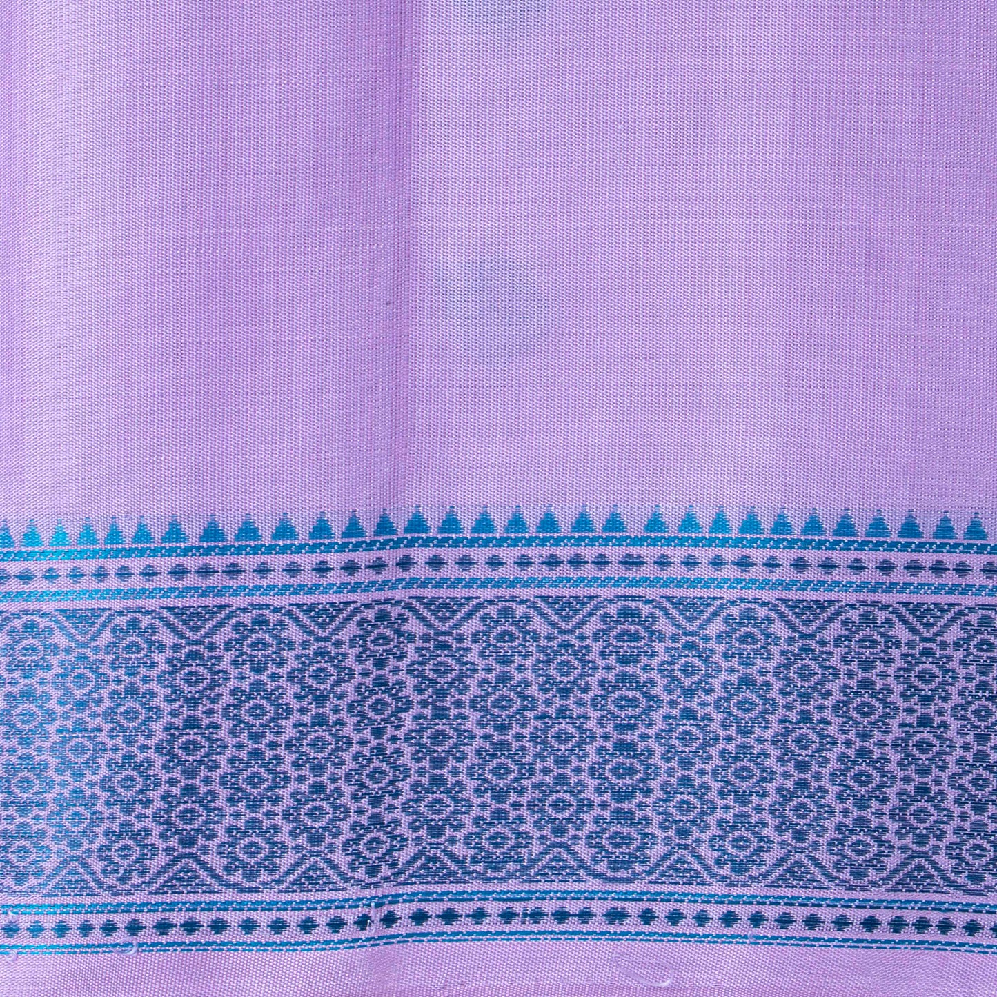 Lavender Kanchipuram Silk Saree With No Zari For Office Wear PV RM NZ 510 - Silk Sari - Panjavarnam PV RM NZ 510