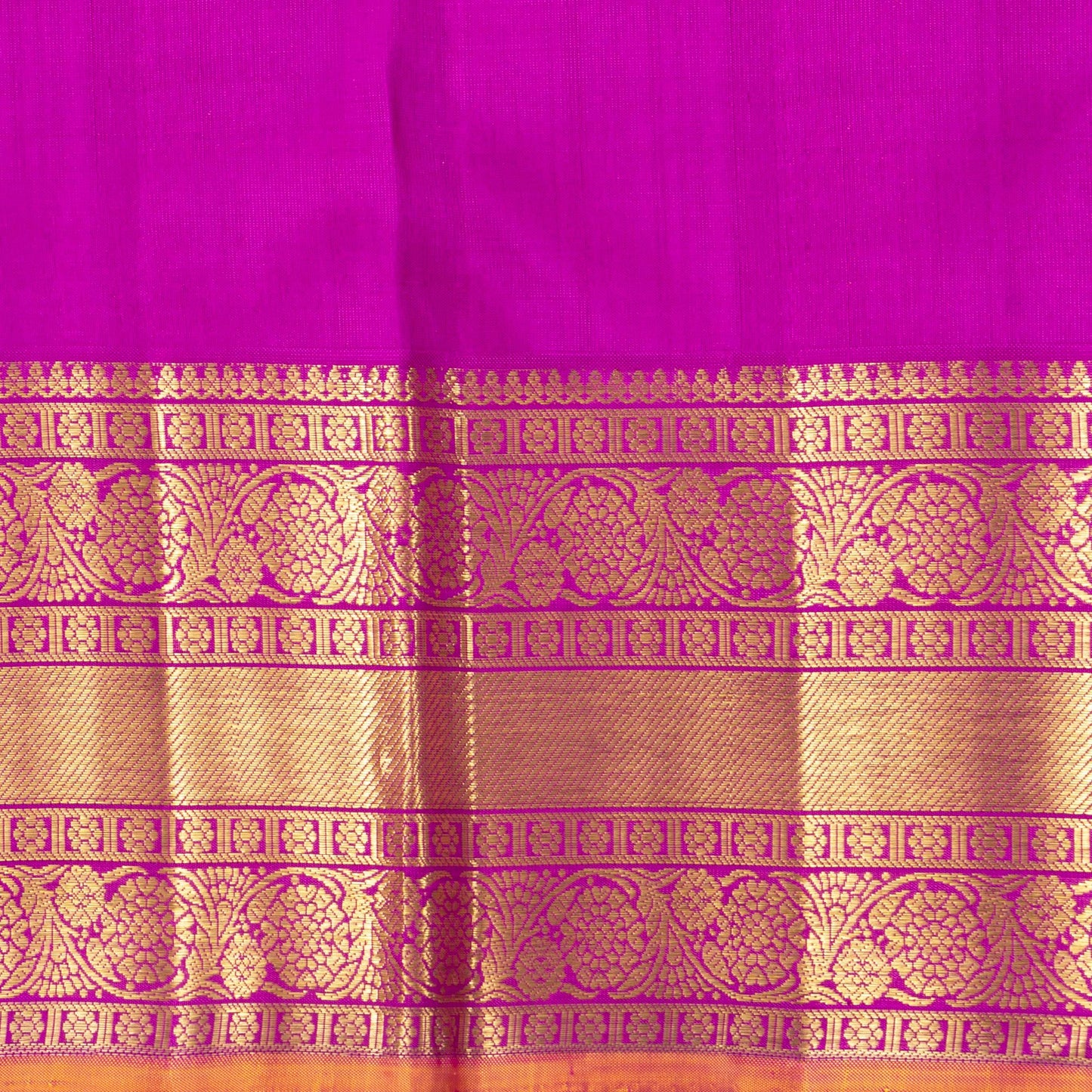 Magenta Kanchipuram Silk Saree For Wedding Wear PV NYC 1596