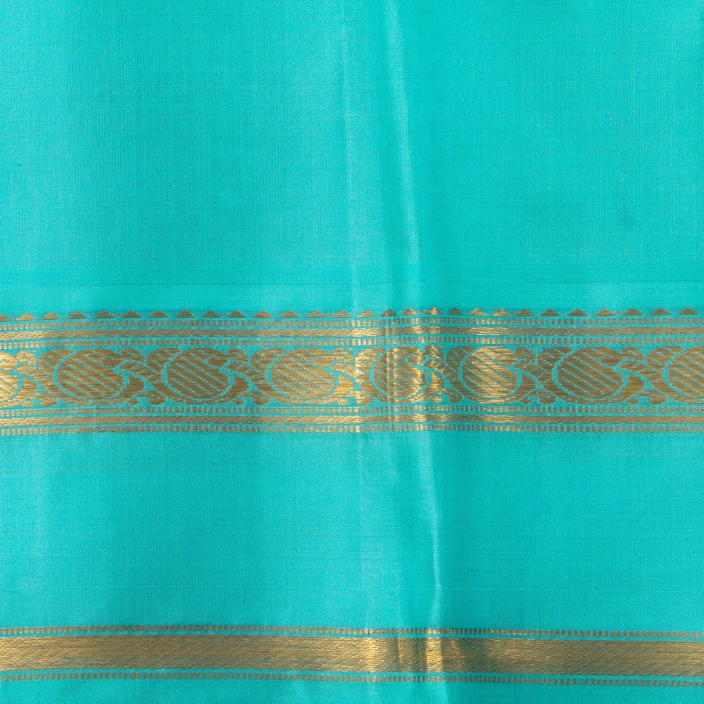Magenta And Anandha Blue Kanchipuram Silk Saree For Festive Wear PV J 1784