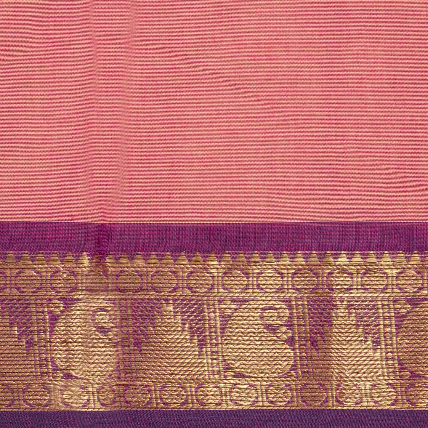 Pink And Magenta Kanchi Cotton Saree For Festive Wear PV MM KC 842 - Cotton Saree - Panjavarnam PV MM KC 842
