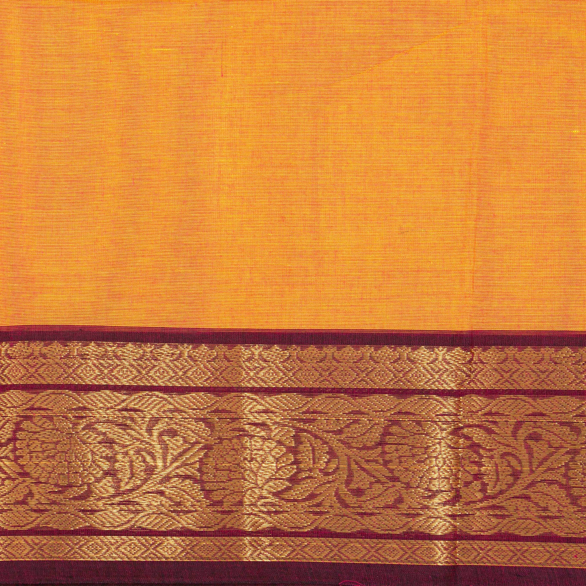 Peach And Magenta Kanchi Cotton Saree For Festive Wear PV MM KC 819