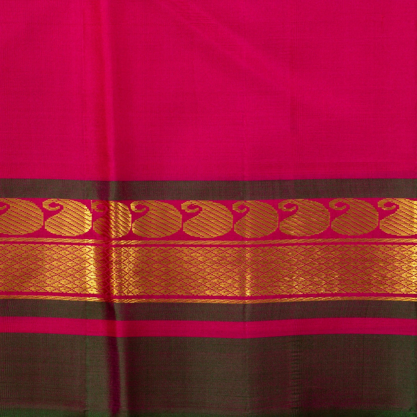 Pink Kanchipuram Silk Saree For Festive Wear PV J 1803 - Silk Sari - Panjavarnam PV J 1803