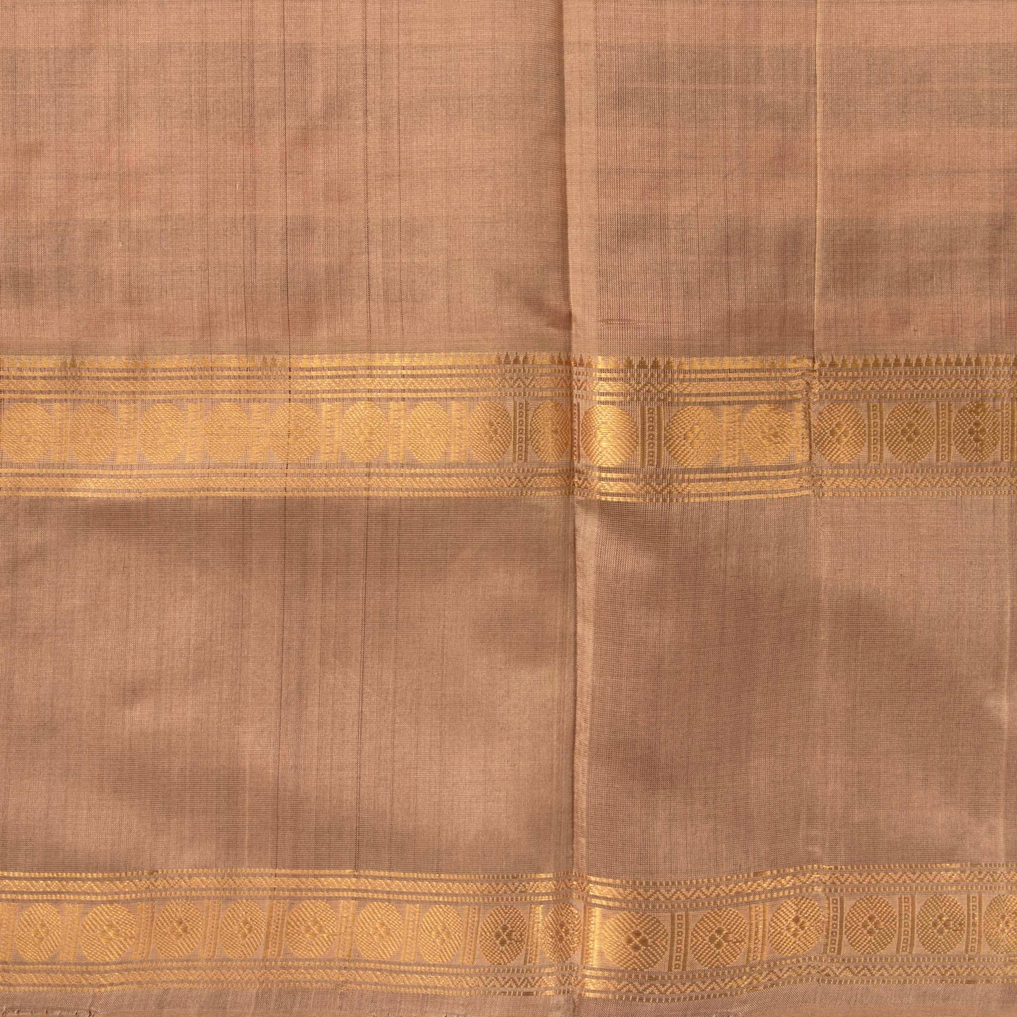 Pink And Magenta Kanchi Silk Cotton Saree With Zari Stripes For Festive Wear VP SC 120