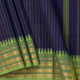 Blue And Green Kanchi Cotton Saree For Festive Wear PV MM KC 740