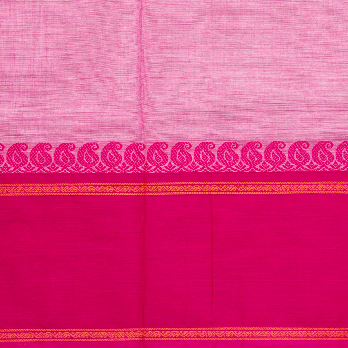 Pink Kanchi Cotton Saree For Festive Wear PV MM KC 951