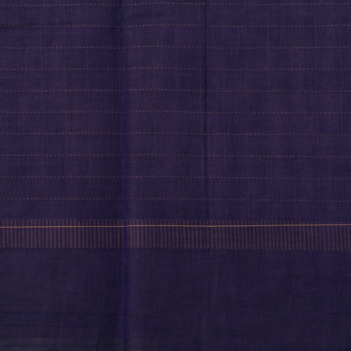 Navy Blue Kanchi Cotton Saree For Festive Wear PV MM KC 928
