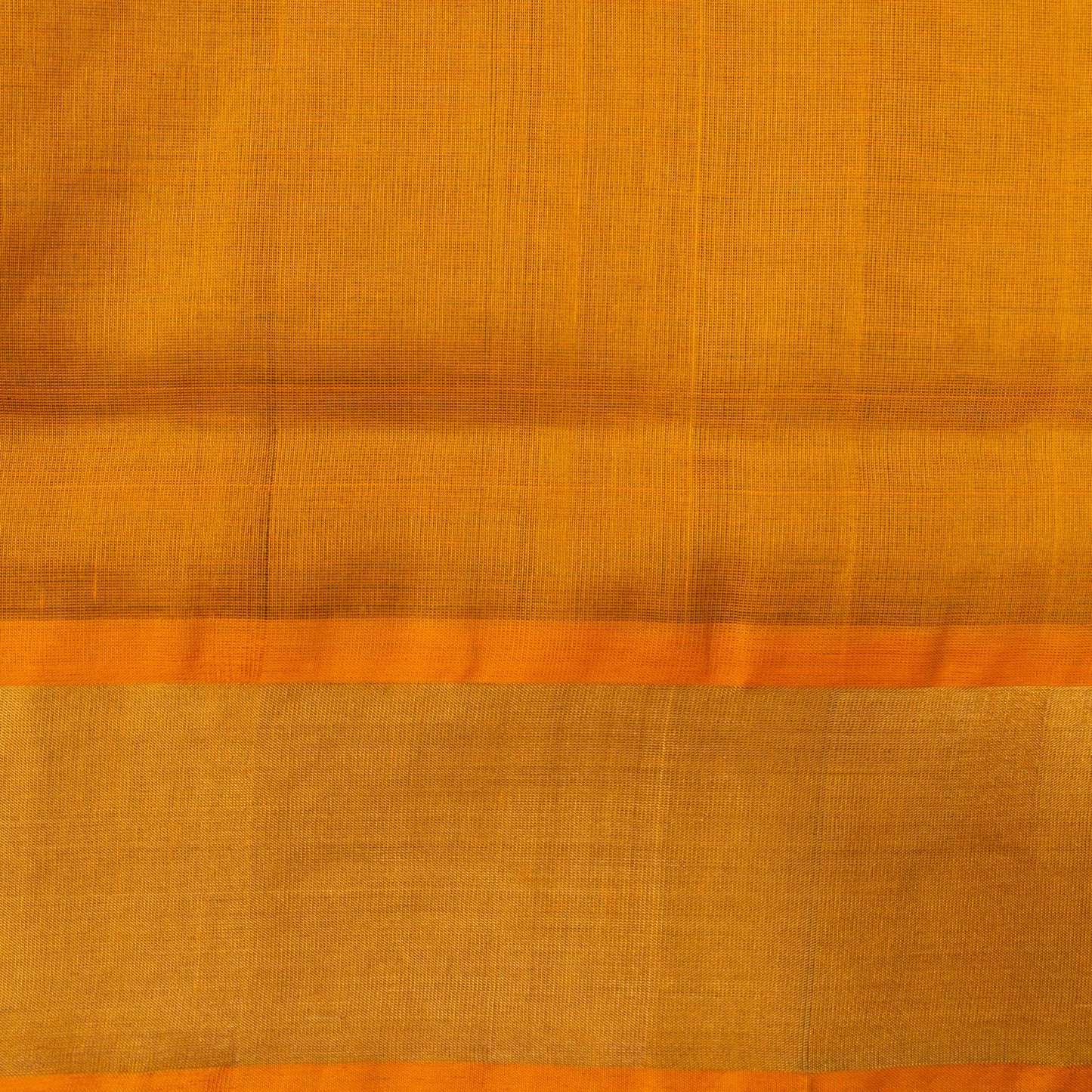 Bottle Green And Orange Kanchi Silk Cotton Saree For Festive Wear VP SC 112