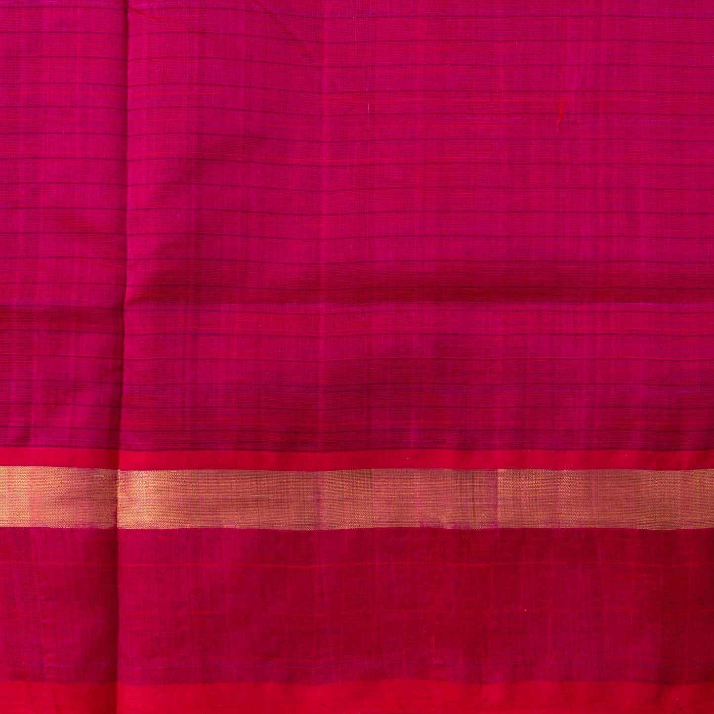 Black And Magenta Kanchi Silk Cotton Saree For Office Wear VP SC 108