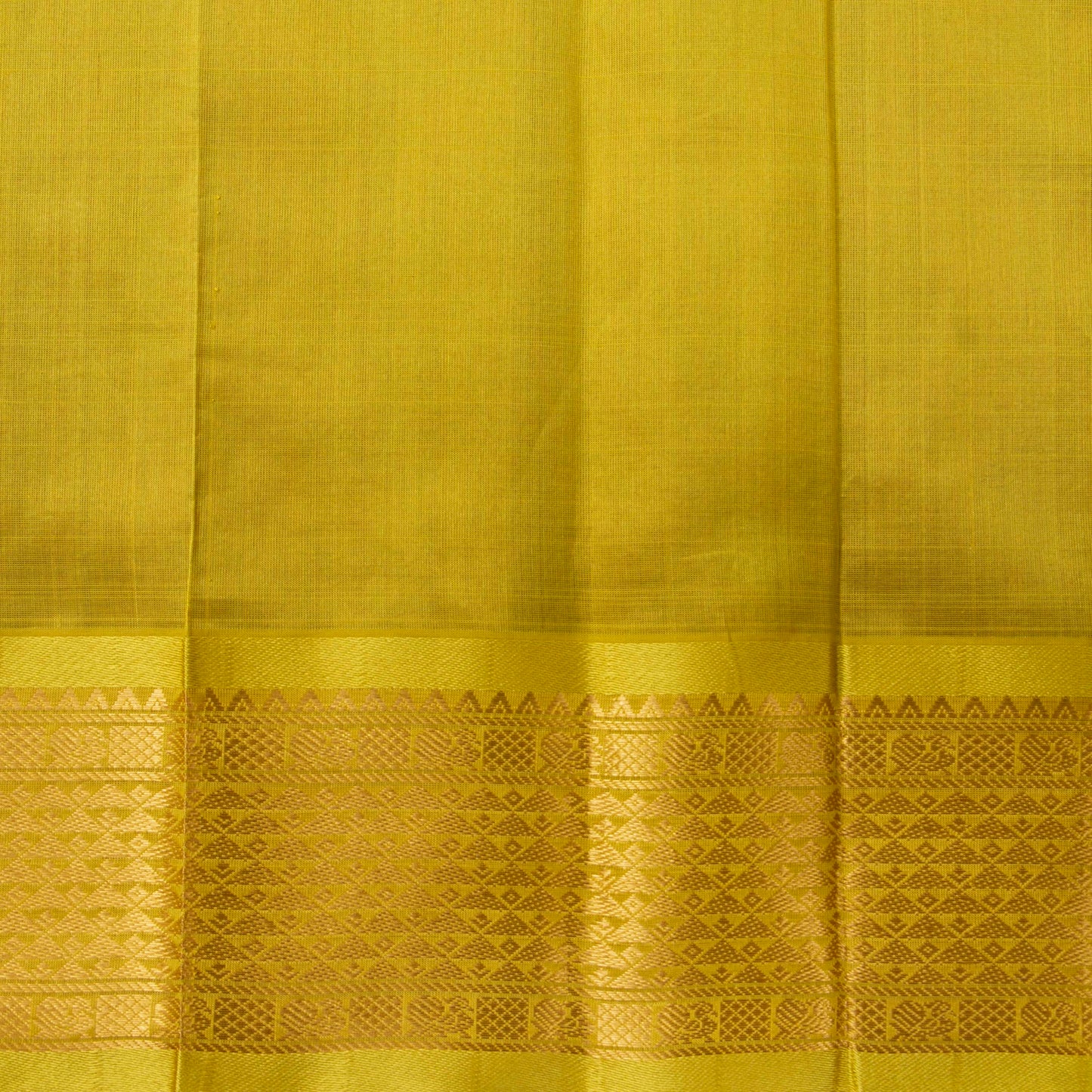 Maroon And Lemon Yellow Kanchi Silk Cotton Saree For Festive Wear VP SC 137