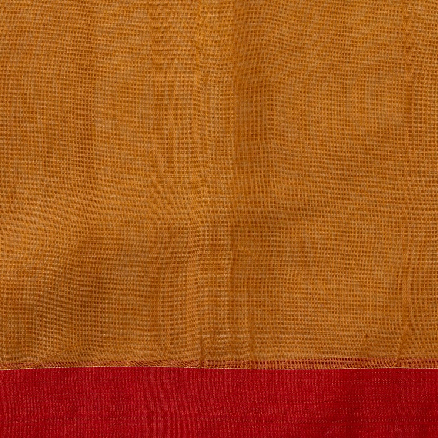 Yellow Ochre And Red Tissue Sequins Dhakai Jamdani Mulmul Silk Saree For Party Wear PV MJ 129