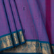 Lavender And Blue Kanchi Cotton Saree For Festive Wear PV MM KC 805