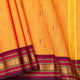 Peach And Magenta Kanchi Cotton Saree For Festive Wear PV MM KC 850