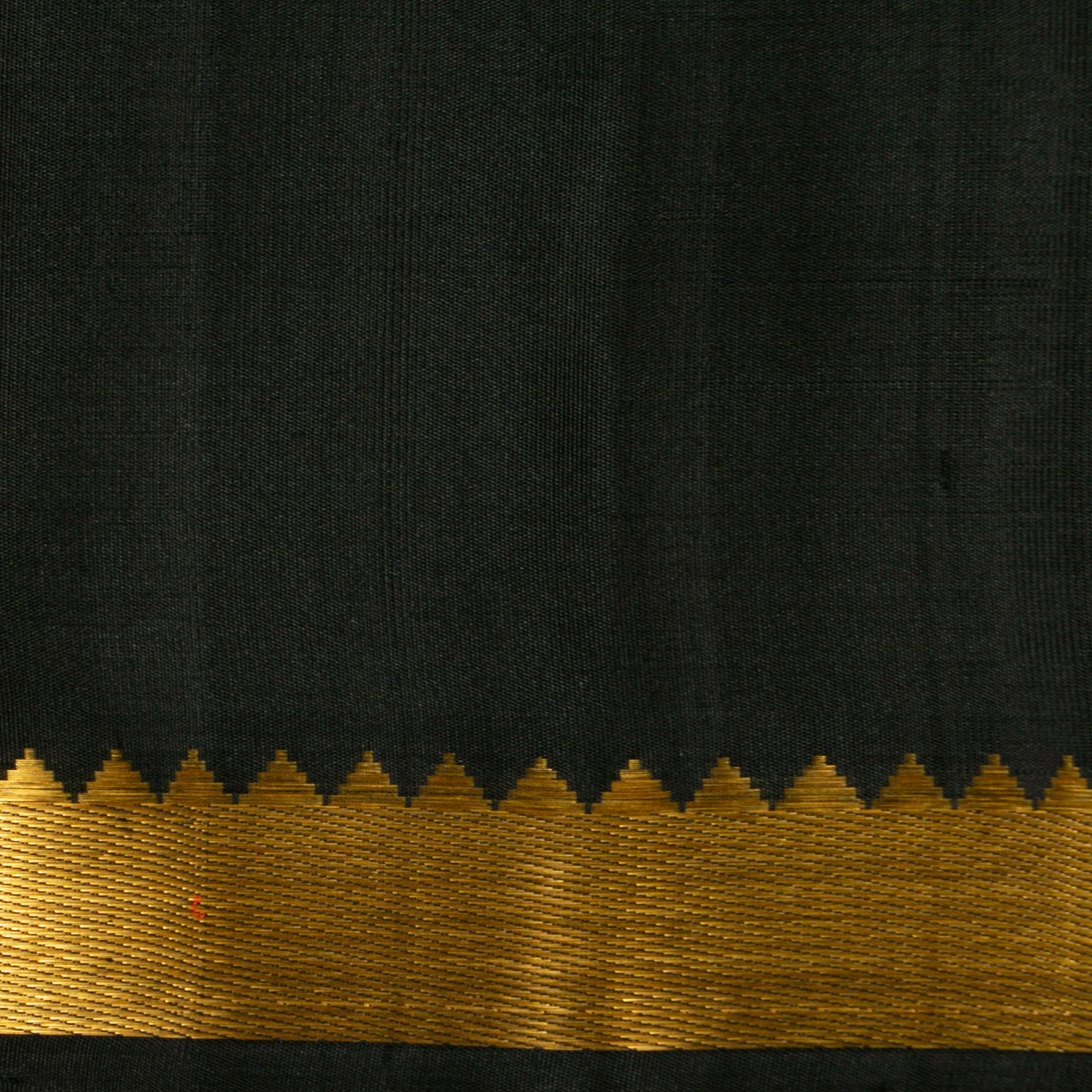 Grey And Black Kanchipuram Silk Saree Light Weight For Festive Wear PV KNN 282