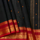 Black And Red Kanchi Cotton Saree For Festive Wear PV MM KC 908