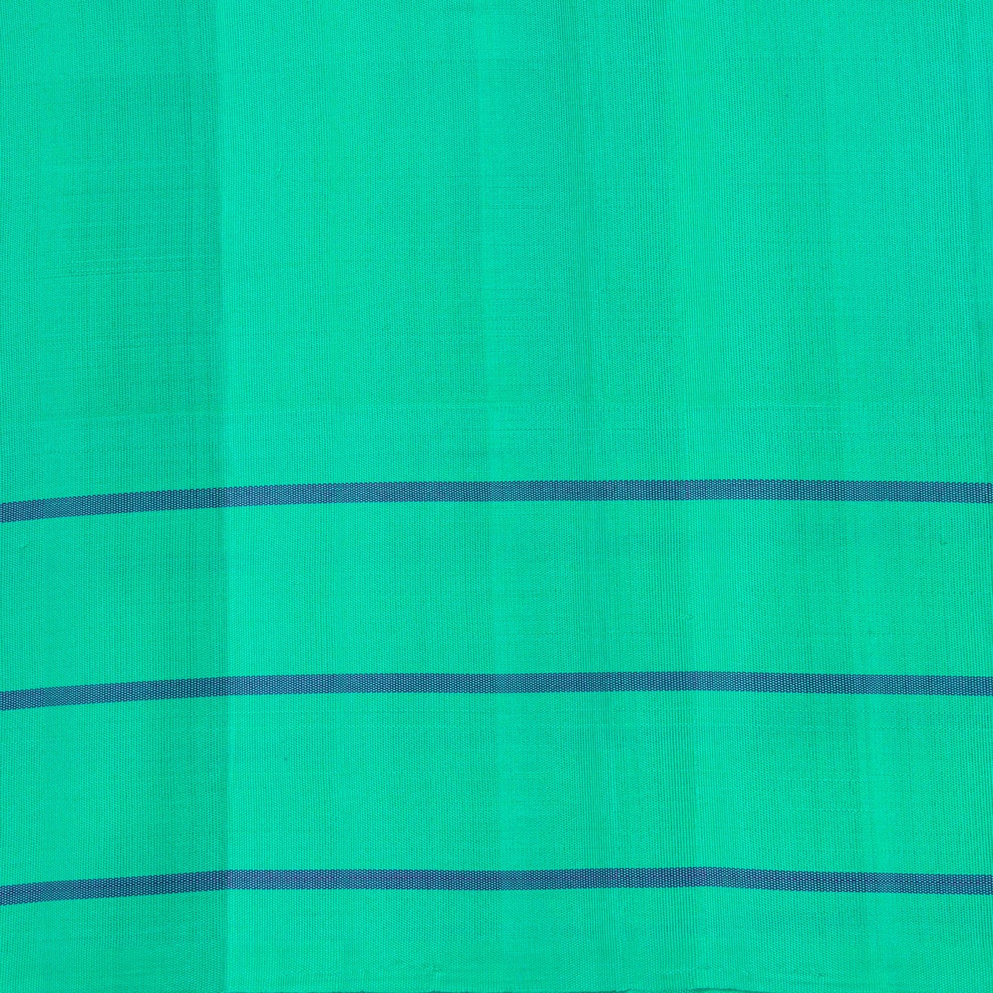 Lotus Pink And Turquoise Green Kanchipuram Silk Saree WIthout Zari For Office Wear PV KNN 312