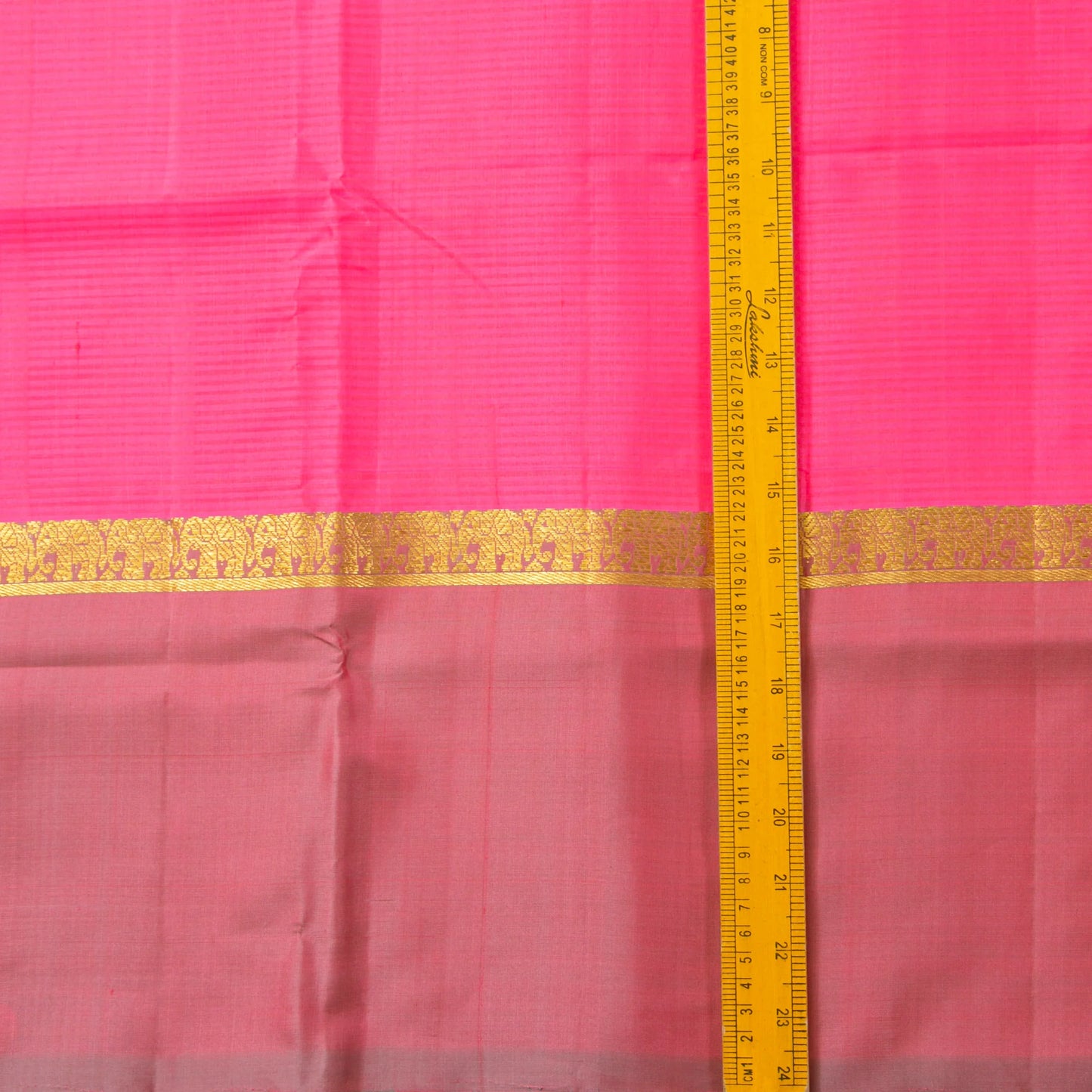 Pink Kanchipuram Silk Saree For Festive Wear PV KNN 257