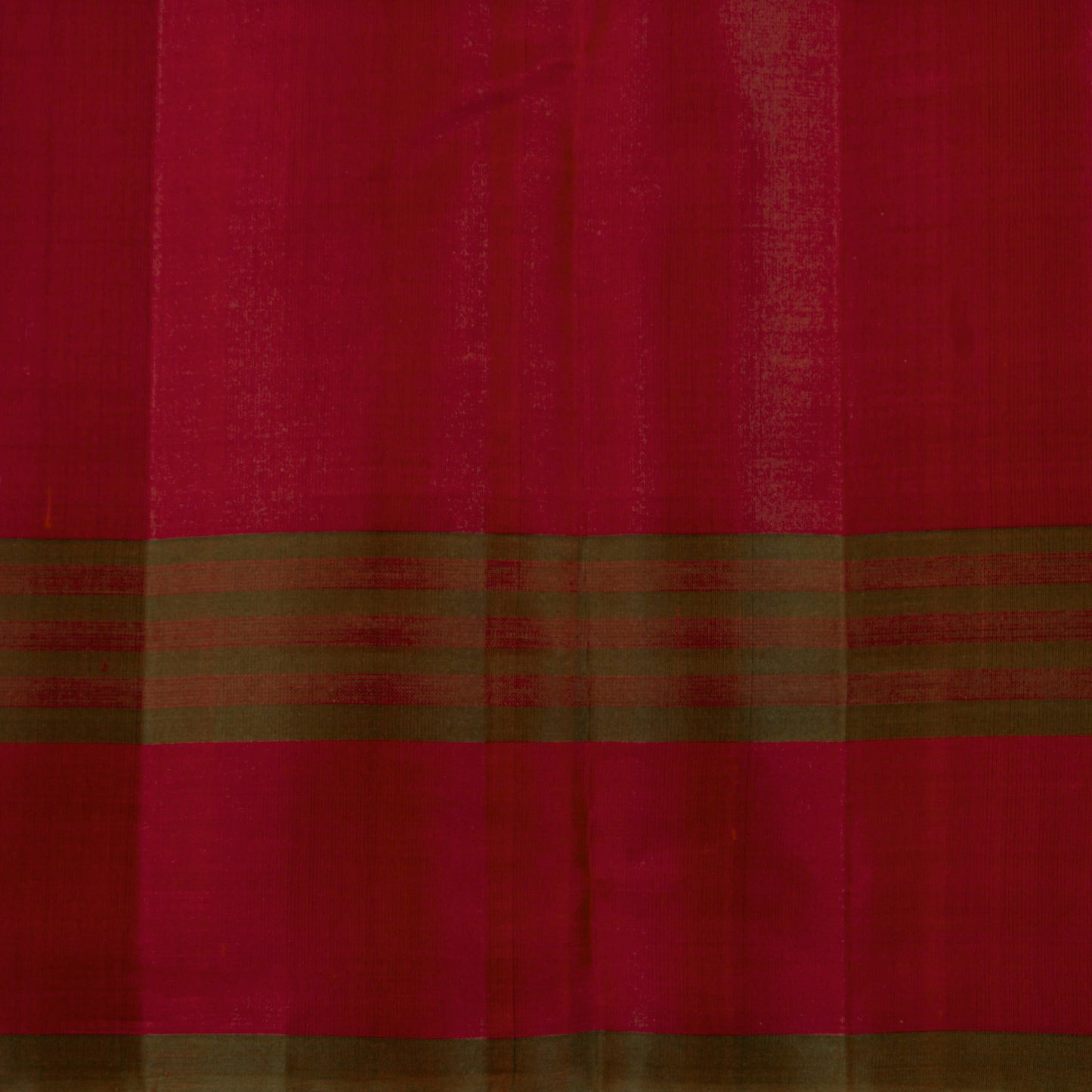 Blue And Red Kanchipuram Silk Saree No Zari For Festive Wear PV KNN 270
