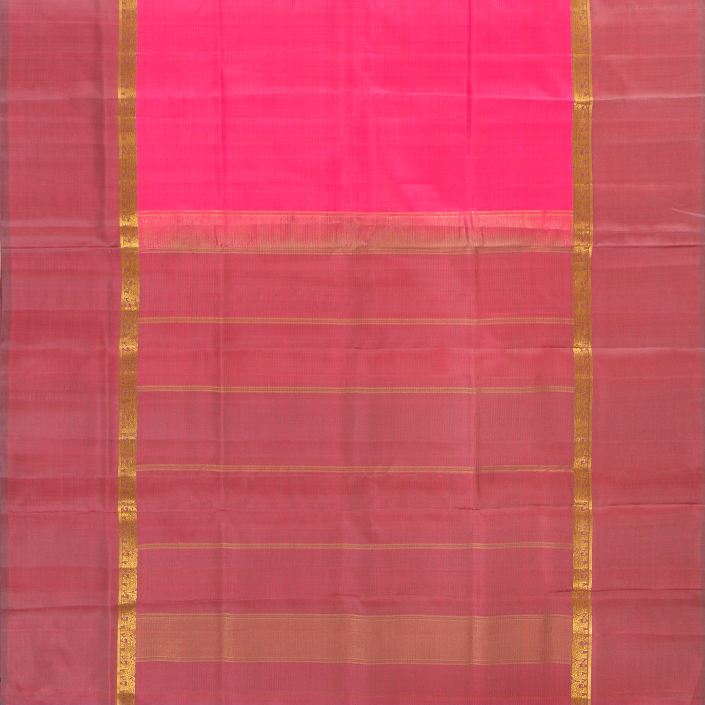 Pink Kanchipuram Silk Saree For Festive Wear PV KNN 257