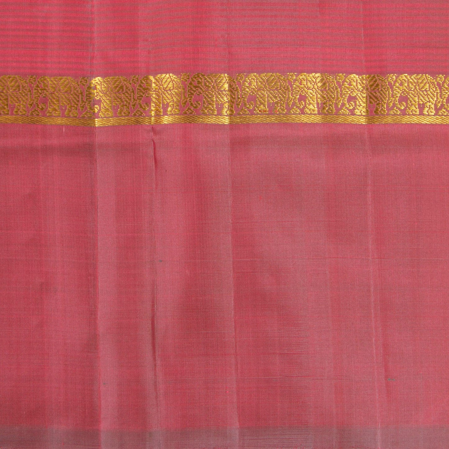 Pink Kanchipuram Silk Saree For Festive Wear PV KNN 257