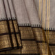 Fawn And Black Kanchi Cotton Saree For Festive Wear PV MM KC 699