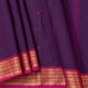 Wine And Pink Kanchi Cotton Saree For Festive Wear PV MM KC 790