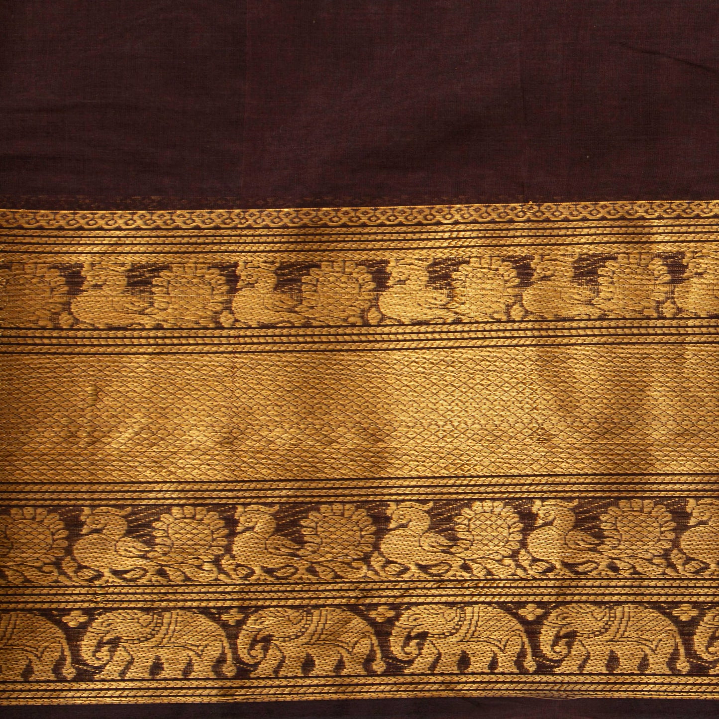 Maroon Kanchi Cotton Saree For Festive Wear PV MM KC 729