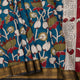 Blue Handpainted Kalamkari Mangalgiri Silk Saree For Office Wear PV MG 115