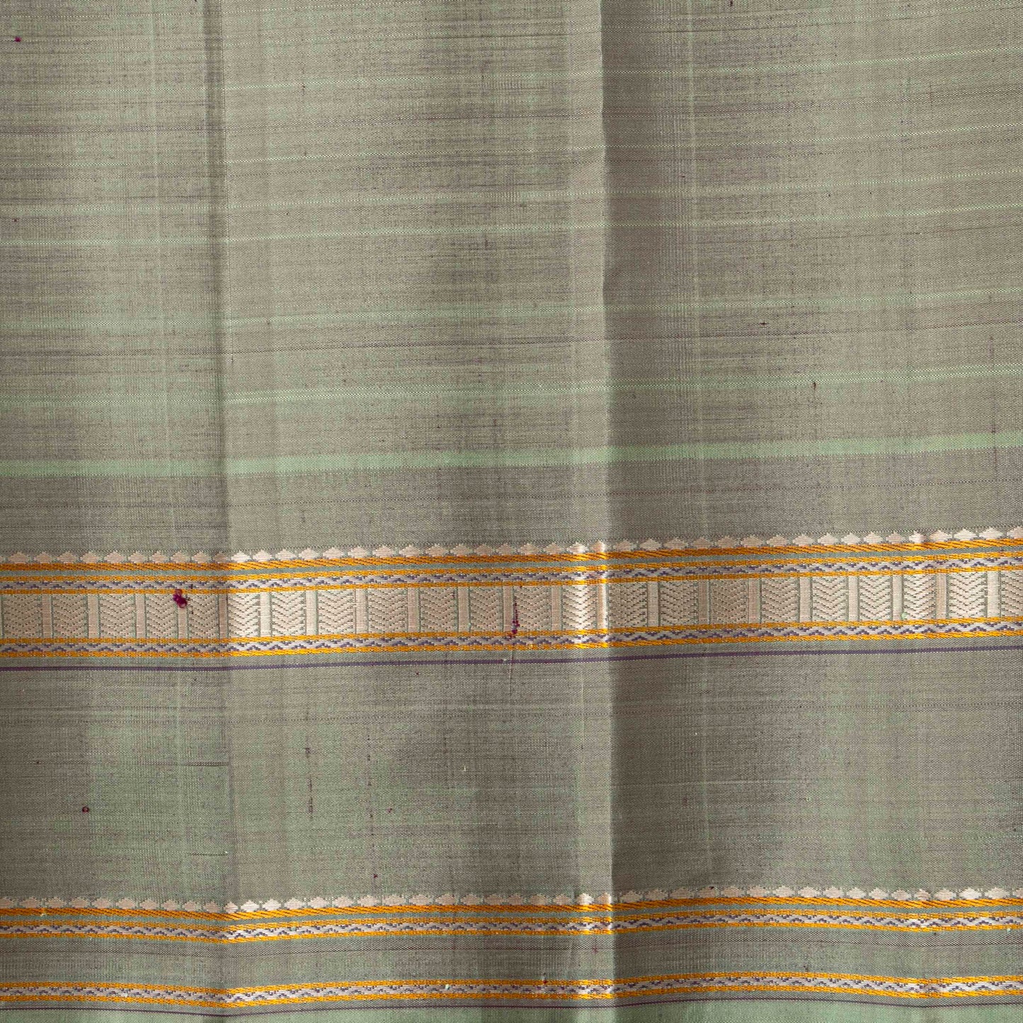 Magenta And Elachi Green Kanchipuram Silk Saree For Festive Wear PV KNN 335