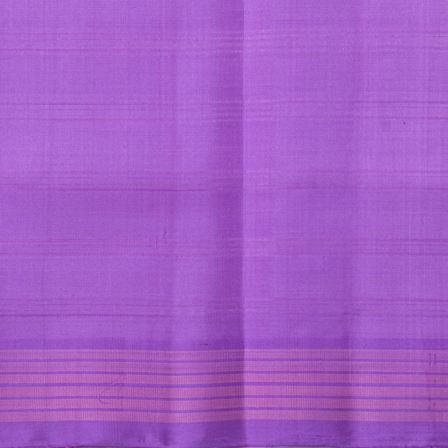 Off White And Lavender Kanchipuram Silk Saree No Zari For Festive Wear PV KNN 327