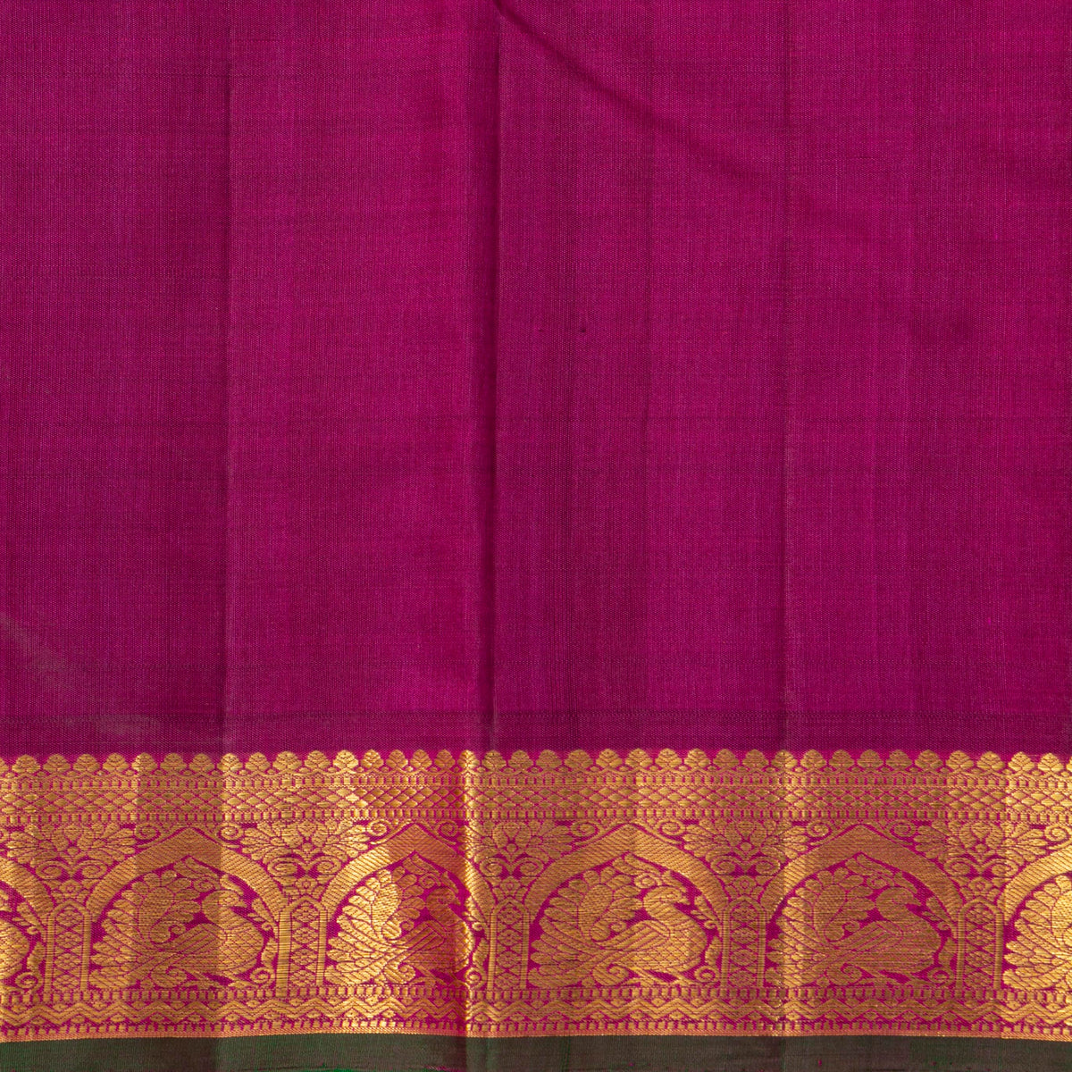 Casandra And Magenta Kanchipuram Silk Saree For Festive Wear PV J 1833