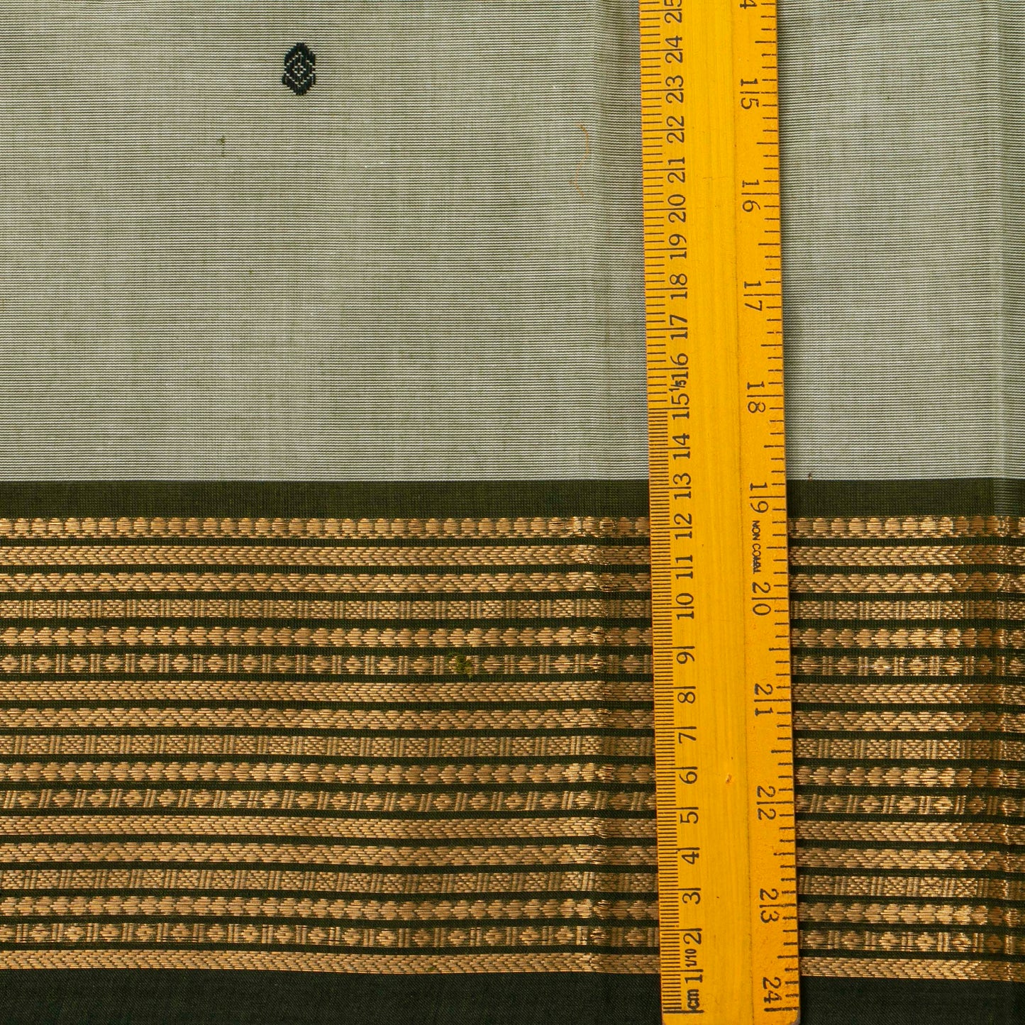 Green Kanchi Cotton Saree For Festive Wear PV MM KC 410