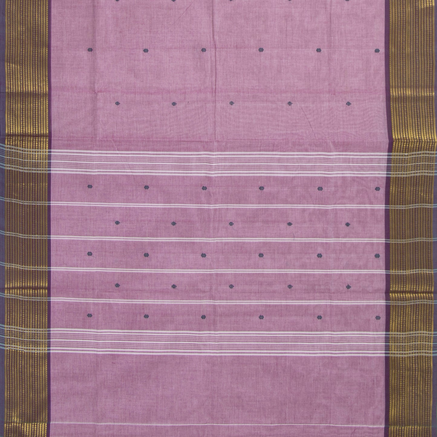Lilac Kanchi Cotton Saree For Festive Wear PV MM KC 400