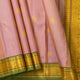 Mauve And Green Kanchipuram Silk Saree For Festive Wear PV VIS 107