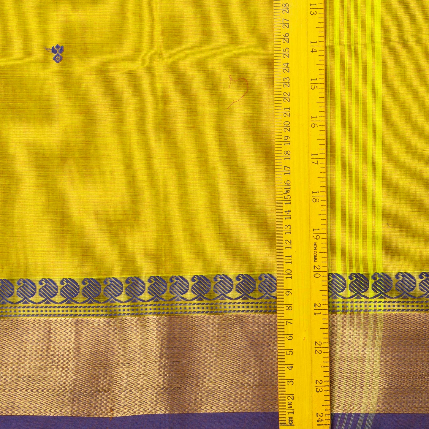 Yellow Kanchi Cotton Saree For Festive Wear PV MM KC 397