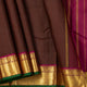 Brown And Magenta Kanchipuram Silk Saree For Festive Wear PV NYC 2023